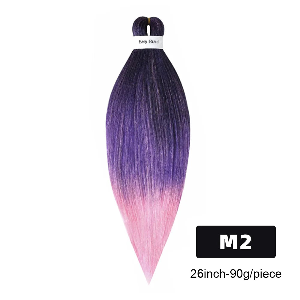 Pre Stretched Synthetic Braiding Hair