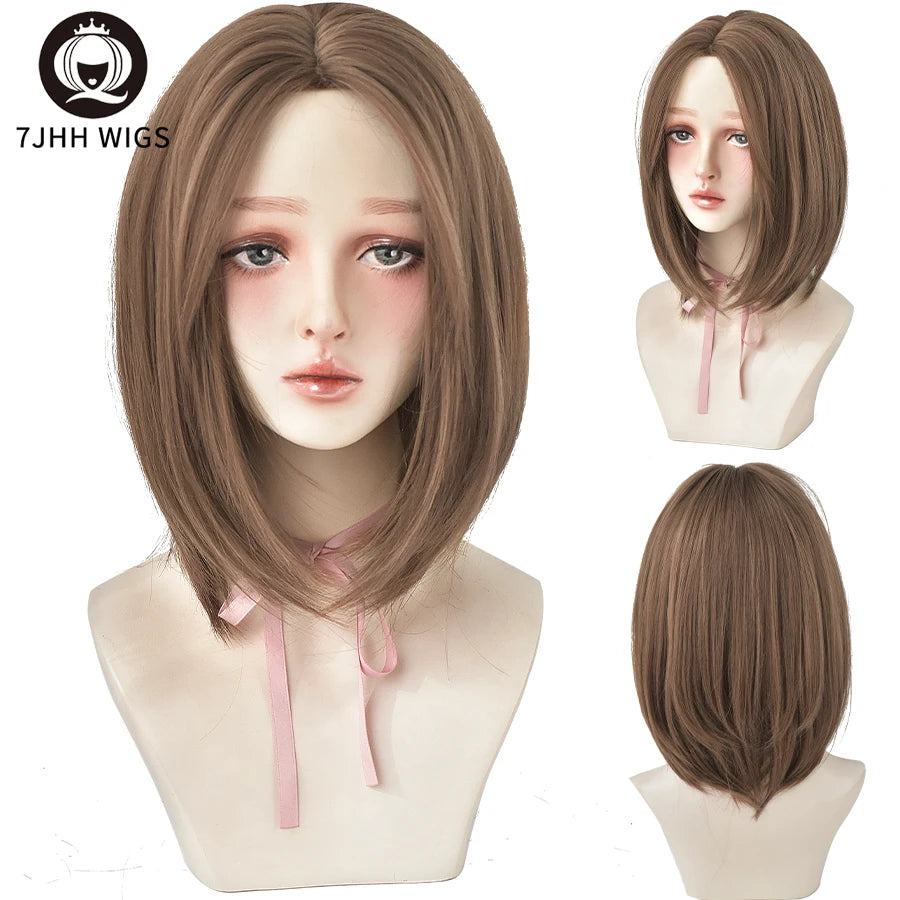 Short Bob Synthetic Wig - Various Colors Available