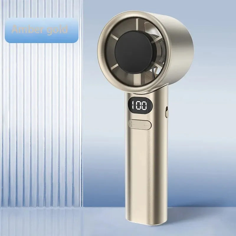 Mini Portable Handheld Fan , 120 Wind Speeds, USB Recharge