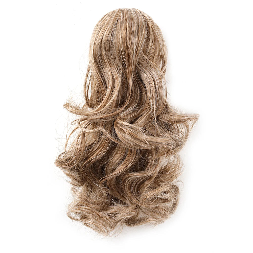 Short Synthetic Curly Claw Clip On Ponytails
