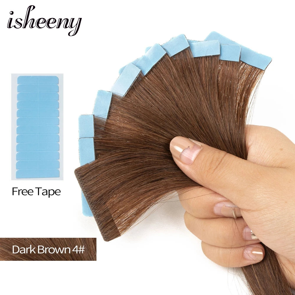 PU Skin Weft Invisible Tape-Ins Human Hair