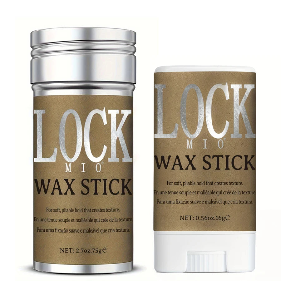 LOCKMIO Hair Styling Wax Stick; Long Lasting Hold Pomade