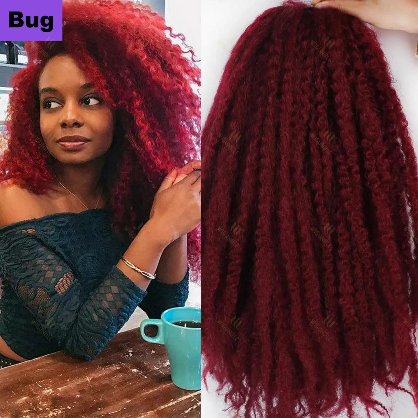 Marley Twists Synthetic Braiding/Crochet Hair - Various Colors Available