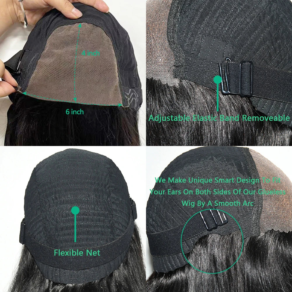 Water Wave - Glueless Precut Ready To Wear Human Hair Wig