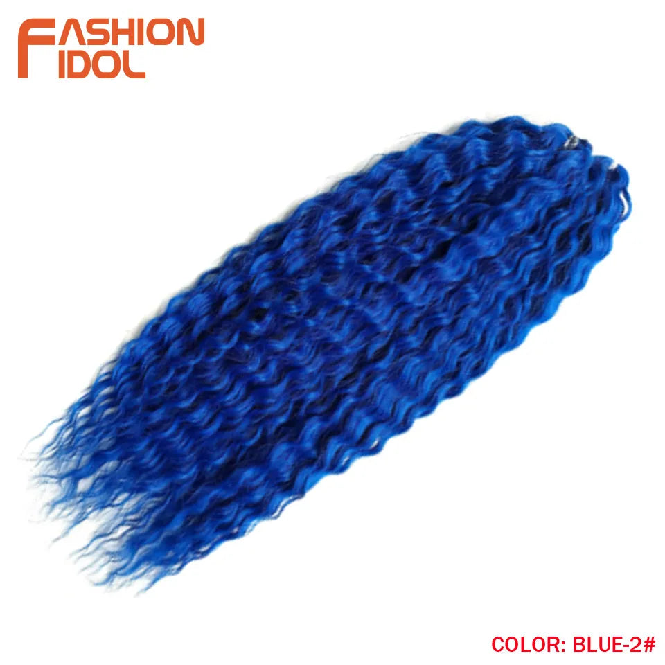 Water Wave Synthetic Crochet Hair 24 Inch - Various Colors Available