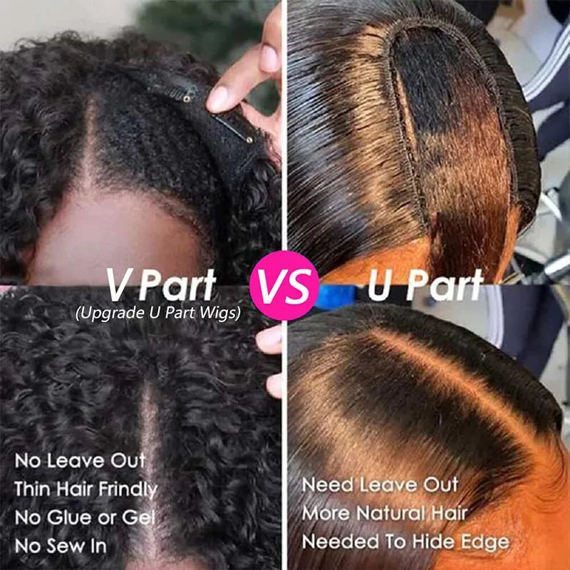 Body Wave - U  and V Part Wigs - Human Hair