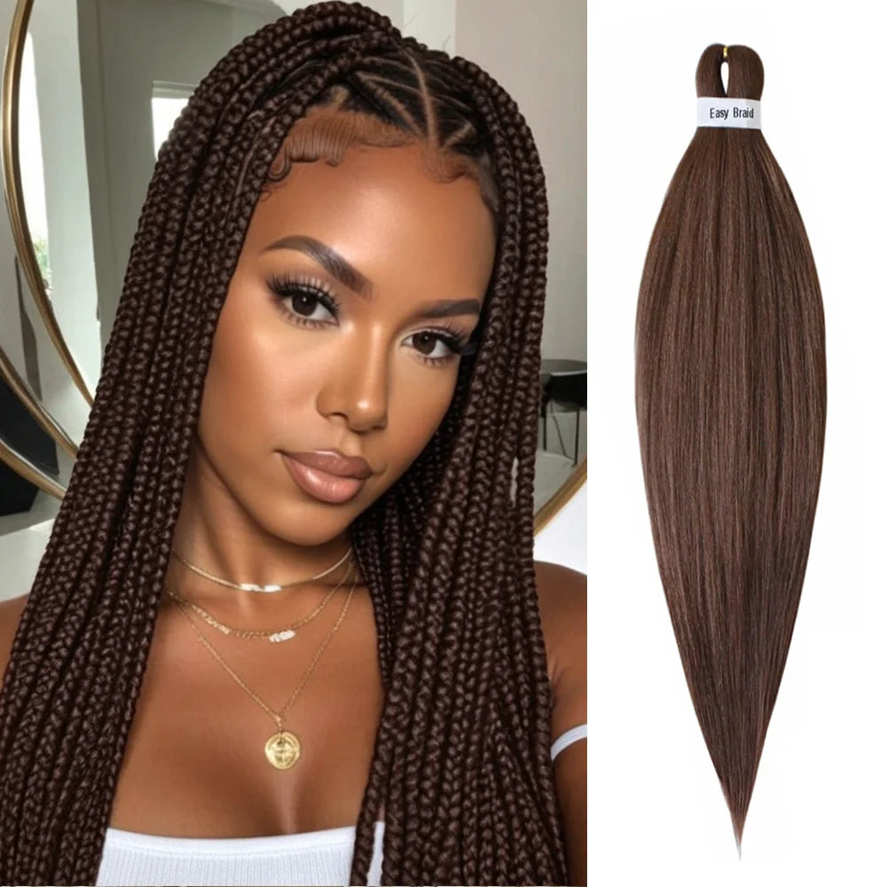Pre Stretched Synthetic Braiding Hair