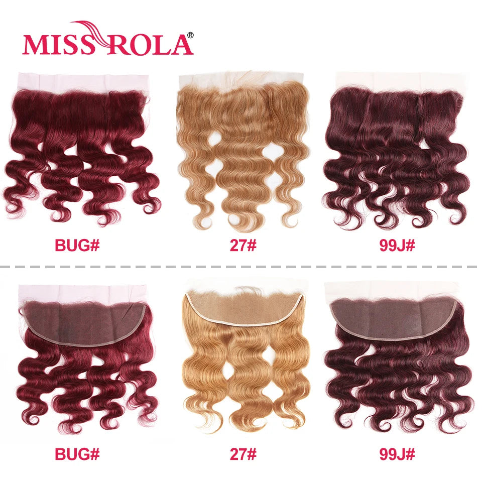 Body Wave Lace Frontal Human Hair - Various Options Available
