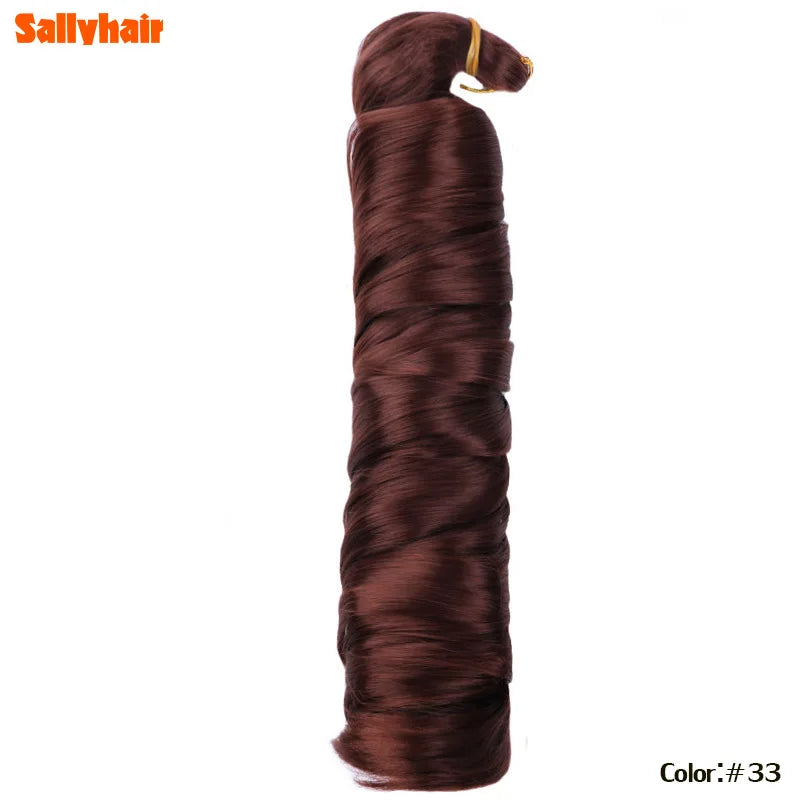 Synthetic French Spiral Curly Pre-Stretched Braiding Hair