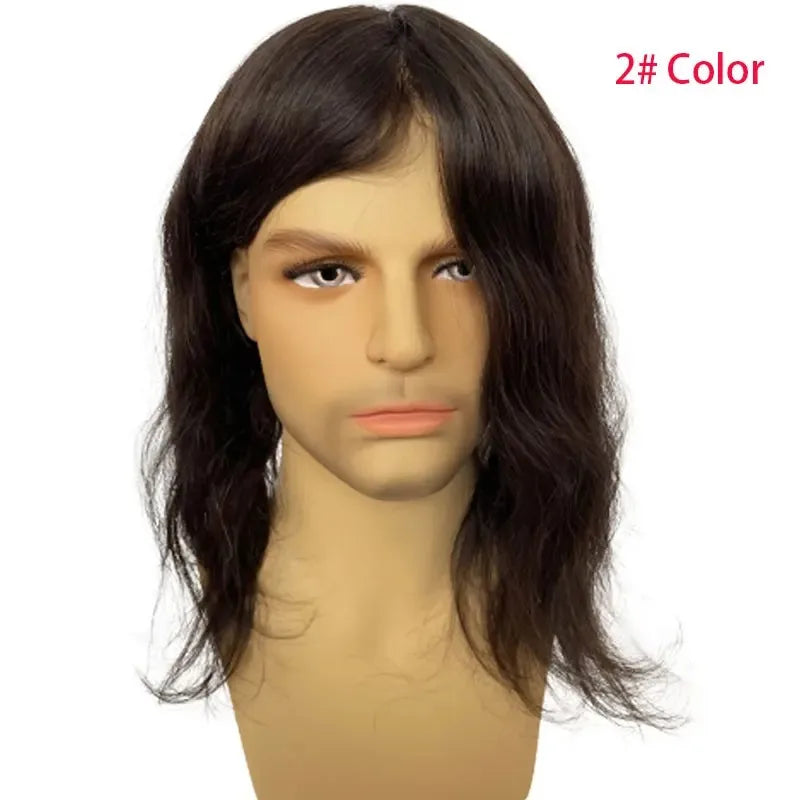 12inch Long Human Hair, Thin Skin Base PU Toupee/Replacement Units - Various Options Available