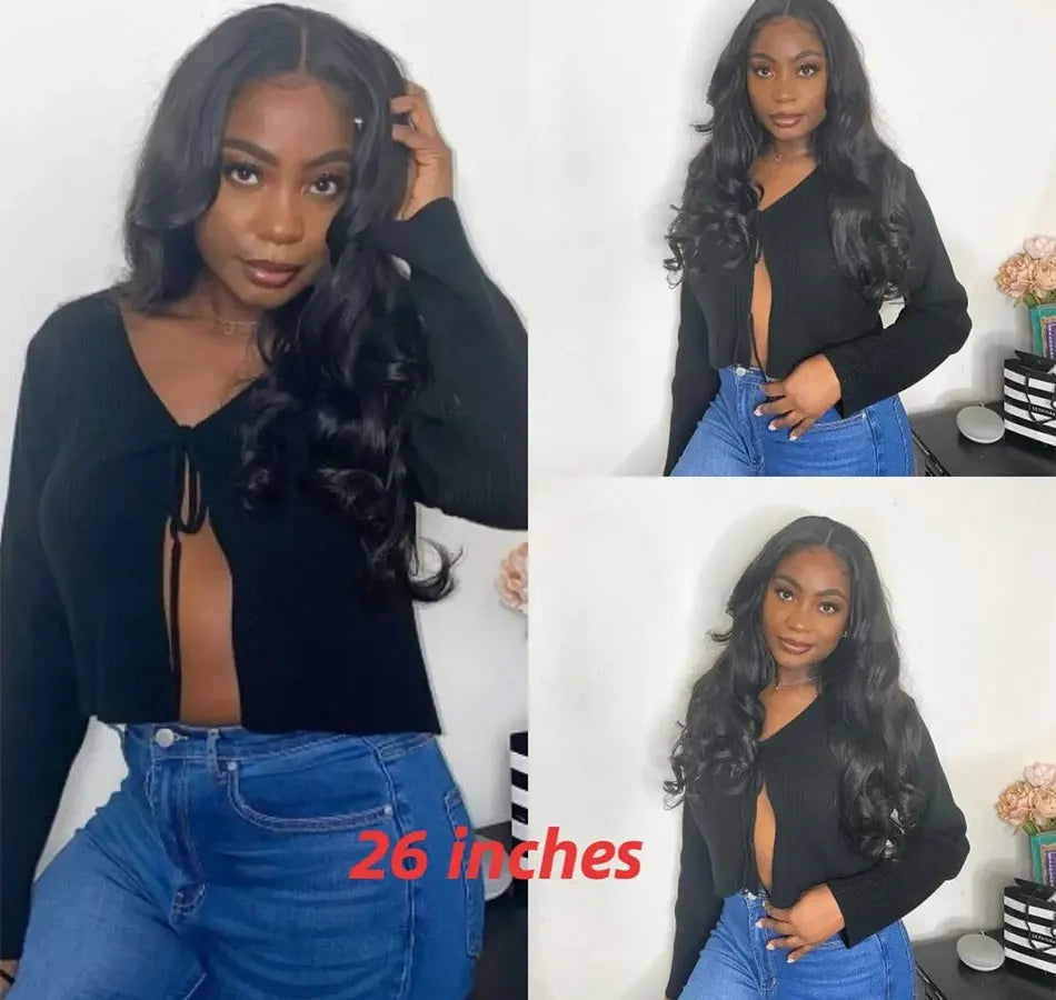 Body Wave - Glueless HD Transparent Pre Bleached Lace Closure Ready to Wear Wig