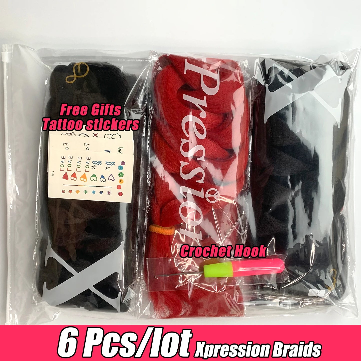 Xpression Kanekalon Synthetic Braiding Hair - Various Colors Available