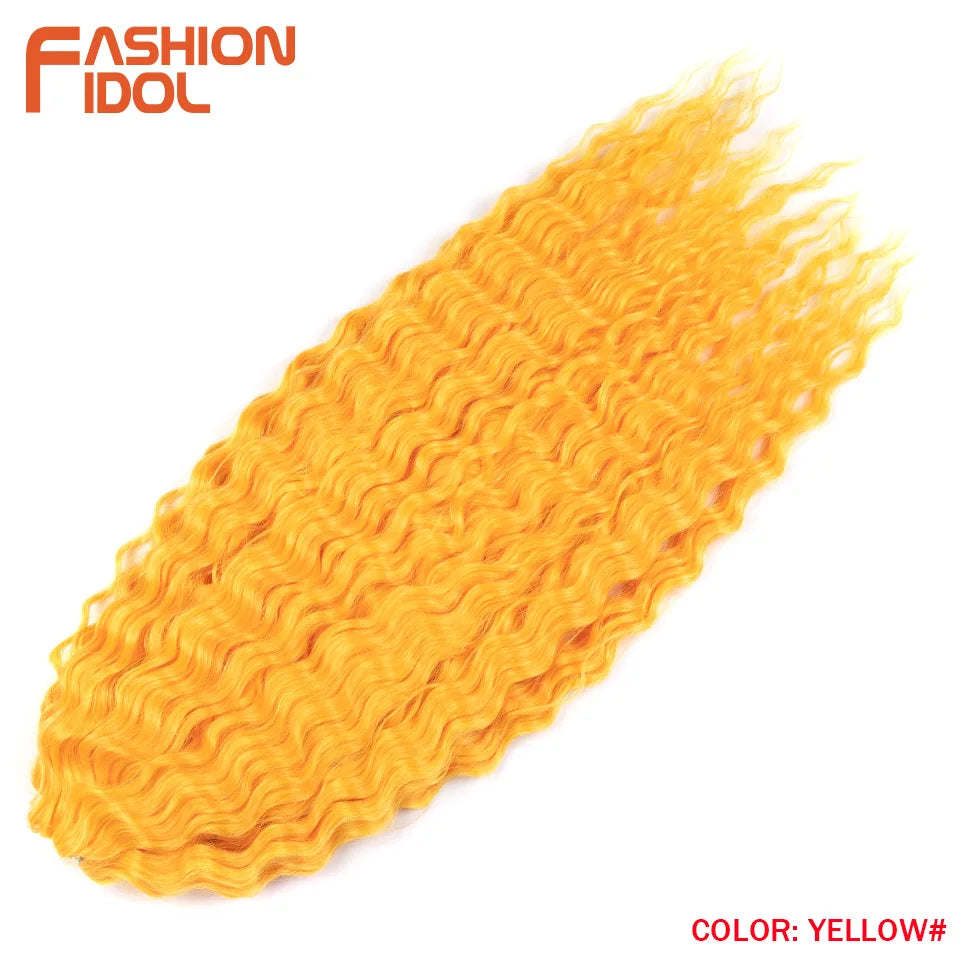 Water Wave Synthetic Crochet Hair - Various Colors Available