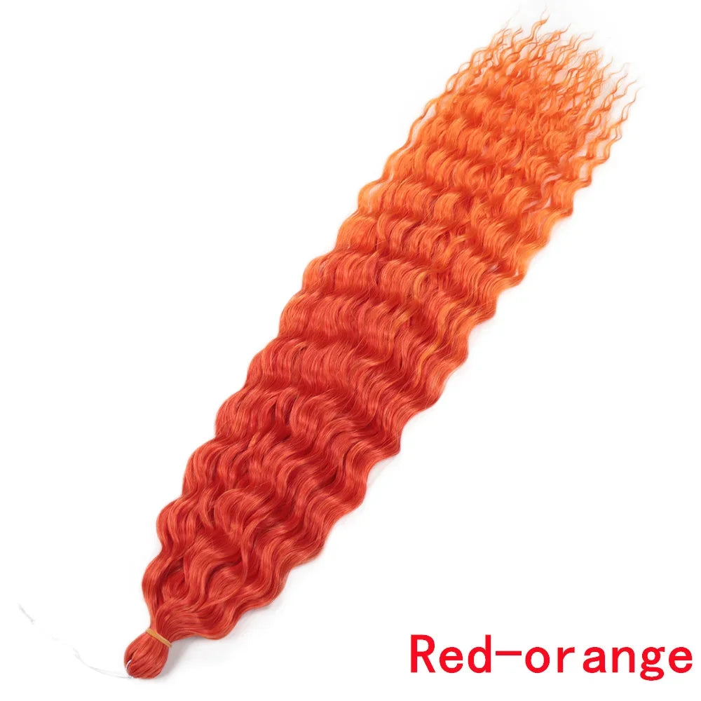 Water Wave Synthetic Crochet Hair - Various Colors Available
