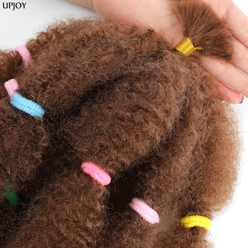 Afro Kinky Curly Marley Synthetic 12inch Hair - Various Colors Available
