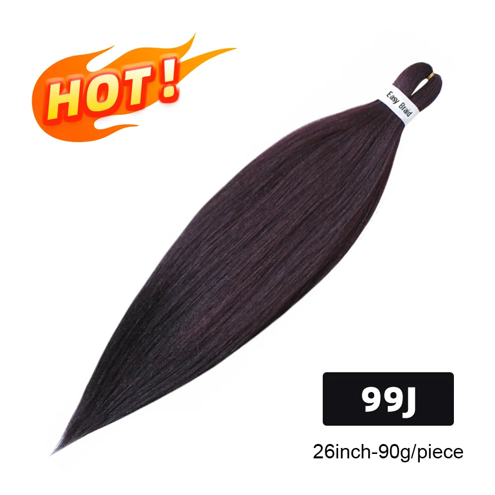 Pre Stretched Synthetic Braiding Hair