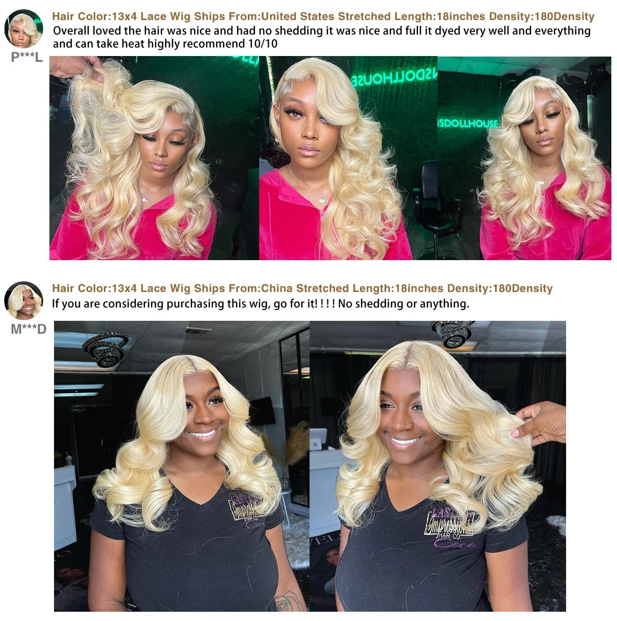 Blonde Bone Straight - HD Transparent Lace Frontal Human Hair Wig