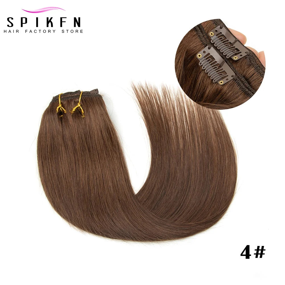 Straight 100% Human Hair Clip Ins - Various Options Available