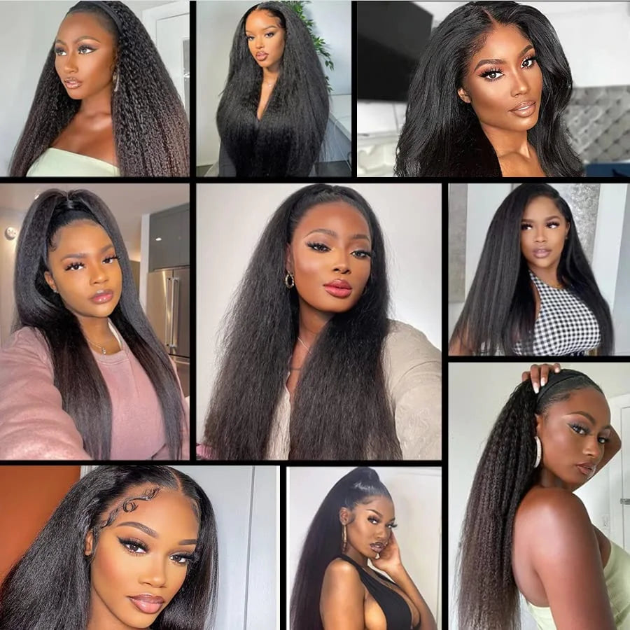 Peruvian Human Hair Kinky Straight Bundles