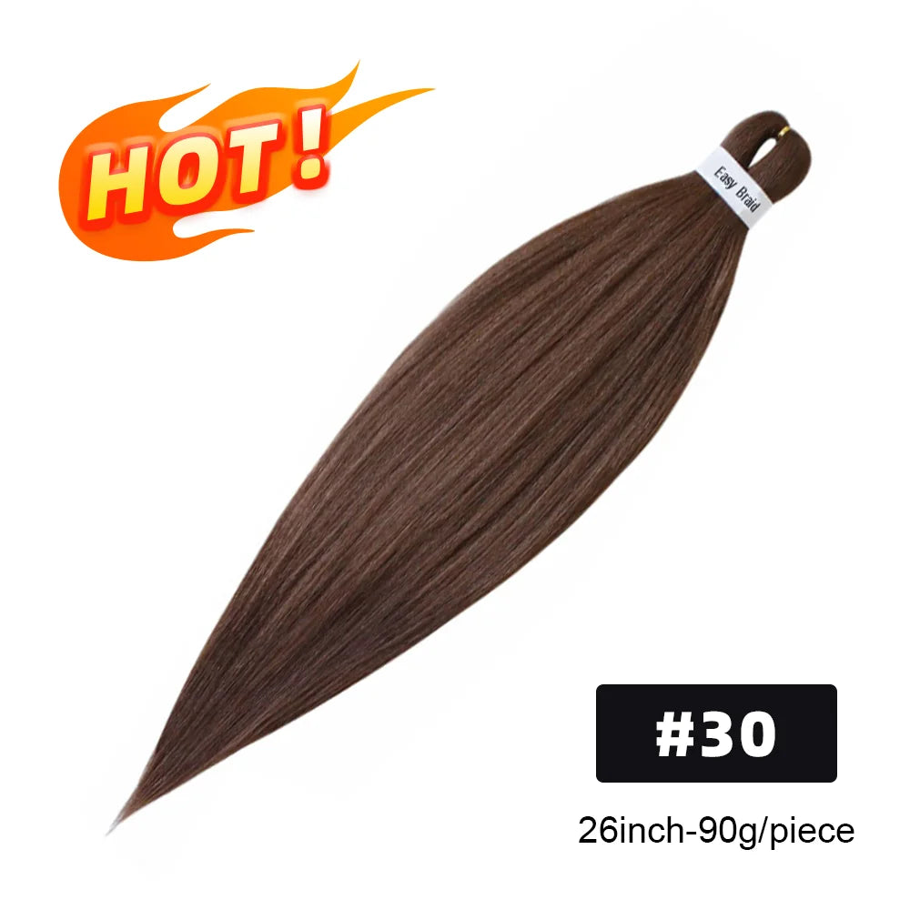 Pre Stretched Synthetic Braiding Hair