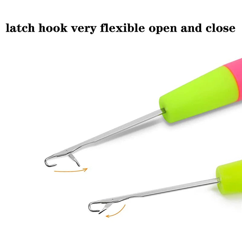 Plastic Crochet Hook Tool for Hair - Other Options Available