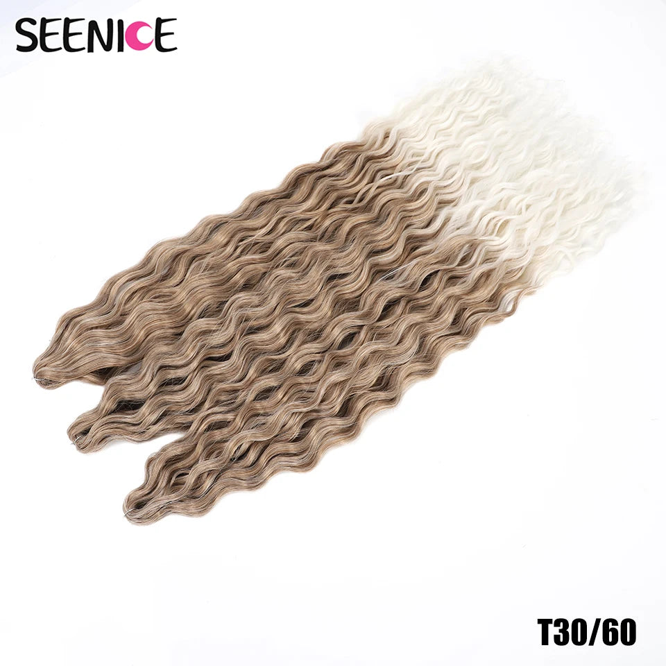 Synthetic Water Wave Twist Crochet Hair - Various Colors Available