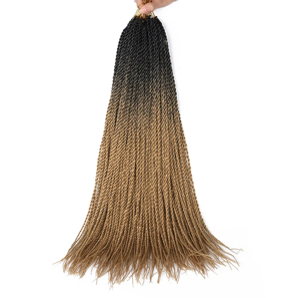 Synthetic Long Pre-Looped Box Braids Crochet Hair