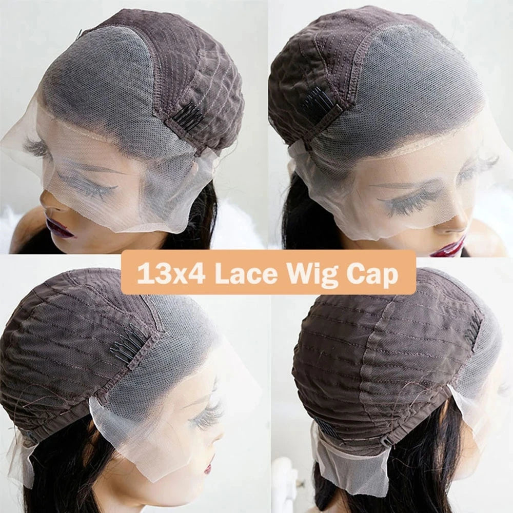 613 Blonde Pixie Cut Straight Short Bob HD Transparent Lace Front Human Hair Wig