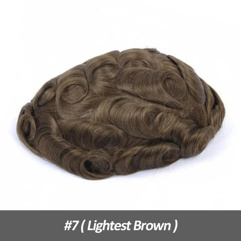 Straight Human Hair Replacement (Toupee) Injection Skin, Hair Capillary Prosthesis