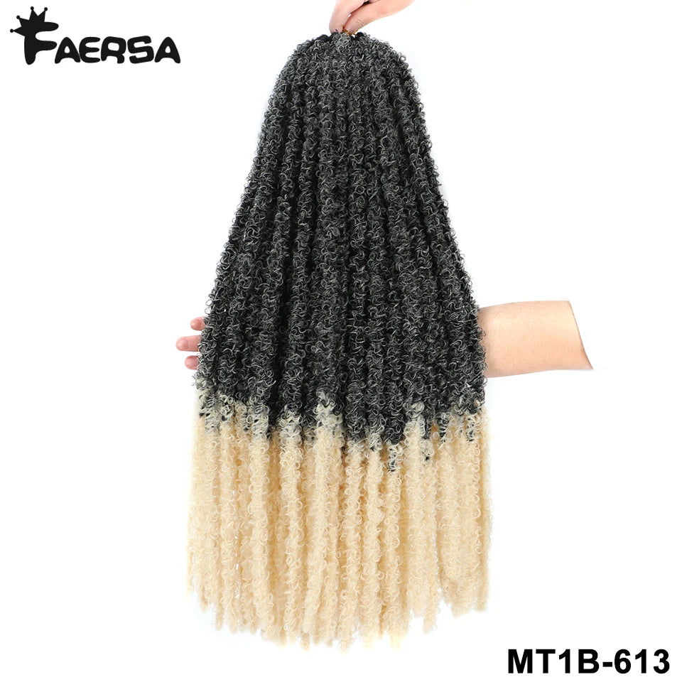 Butterfly Locs Crochet Synthetic Hair - Various Colors Available