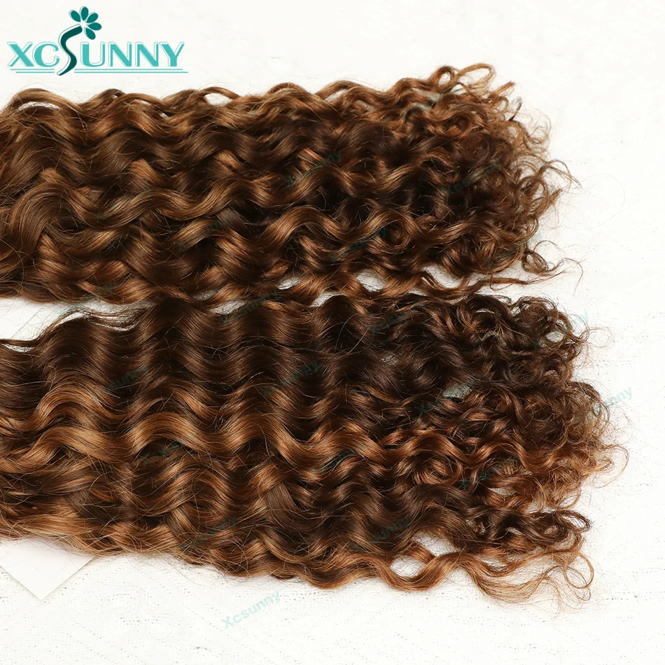 Water Wave Braiding Human Hair - Various Colors Available