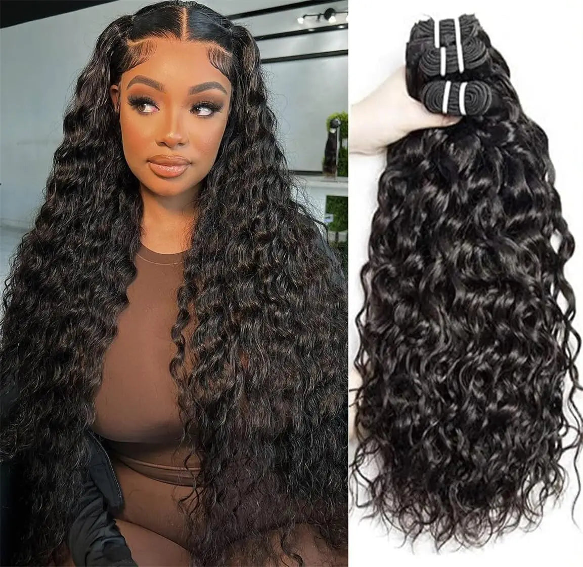 Water Wave Peruvian 100% Human Hair Bundles