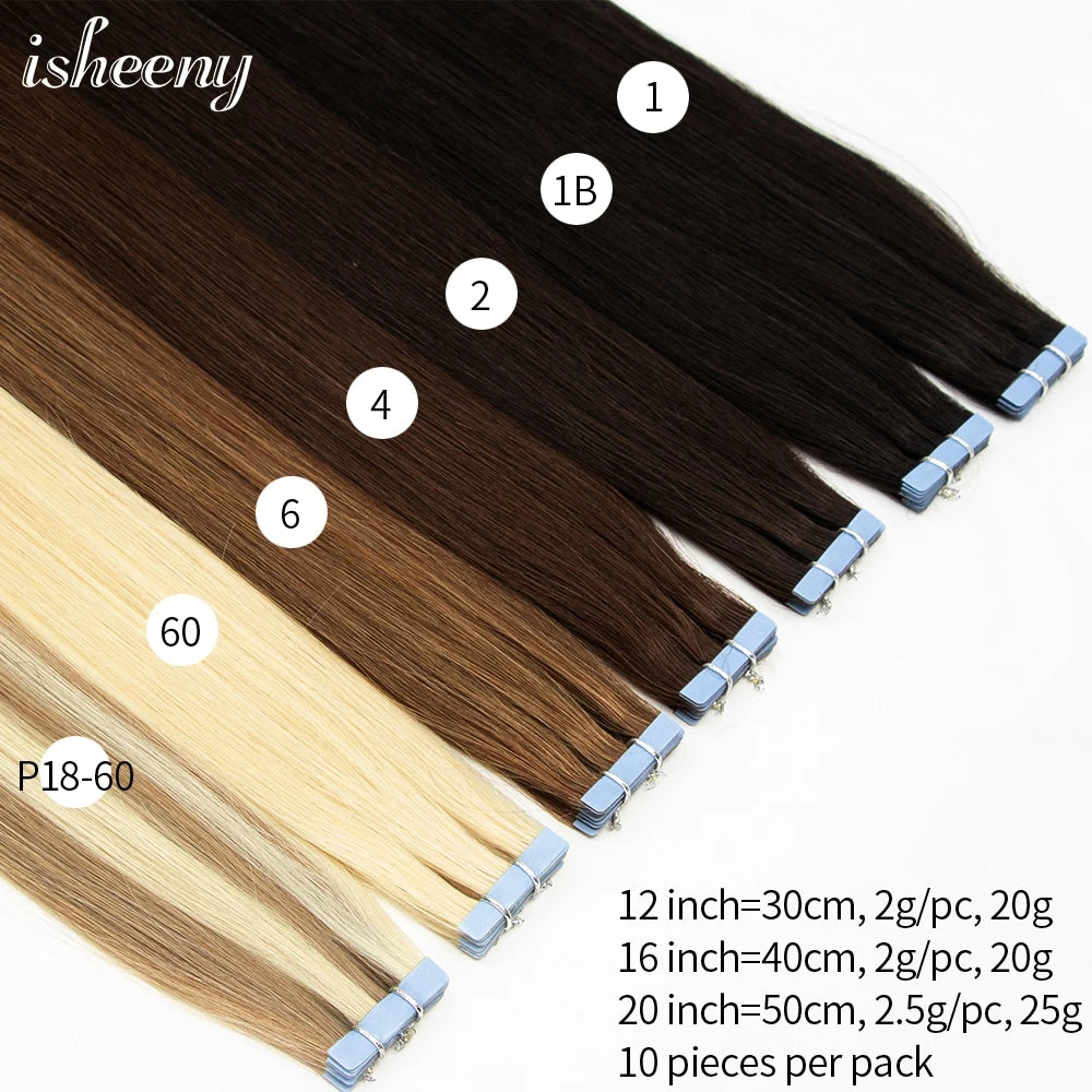 PU Skin Weft Invisible Tape-Ins Human Hair