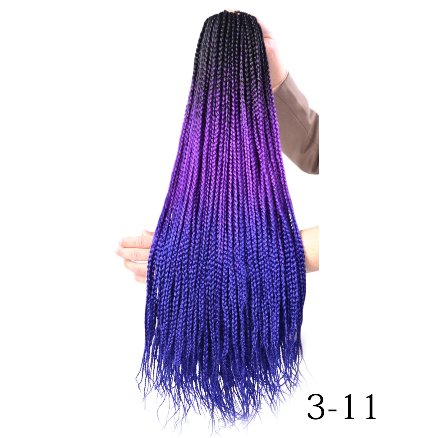 Synthetic Long Pre-Looped Box Braids Crochet Hair