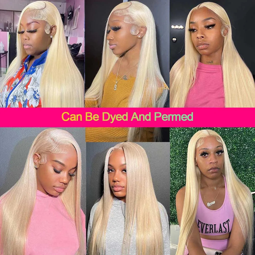 Transparent Lace Frontal Pre Plucked With Baby Hair - Blonde 613, 13x4