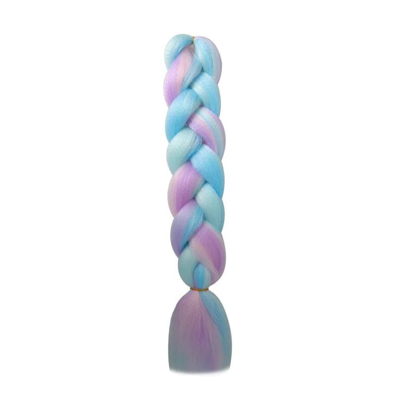 24Inch Synthetic Yaki Jumbo Braiding Hair - Various Colors Available