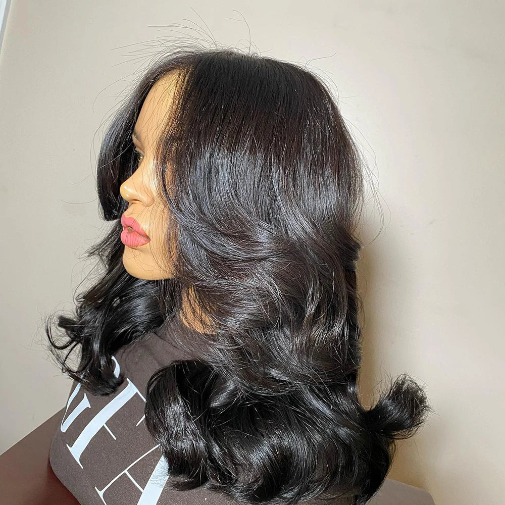 Loose Body Wave Bob - HD Glueless Pre-plucked Lace Front Human Hair Wig