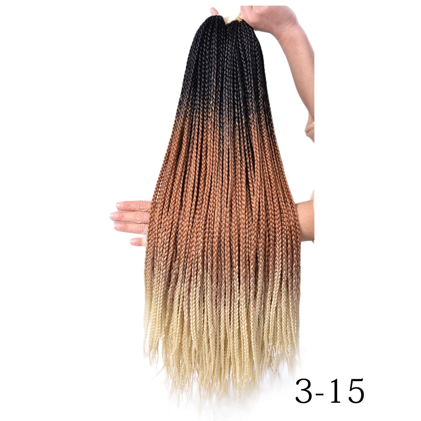Synthetic Long Pre-Looped Box Braids Crochet Hair