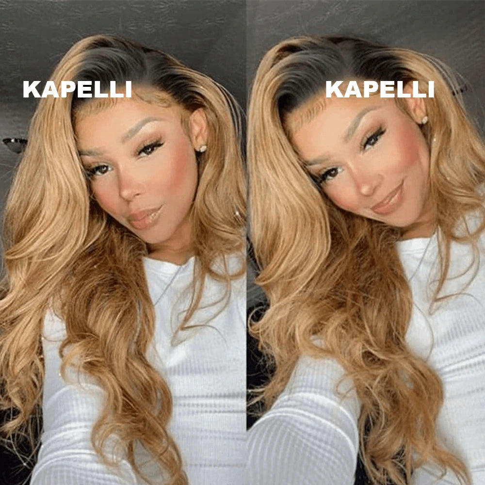 Ombre Blonde Body Wave Bundles - Brazilian Remy 100% Unprocessed Human Hair