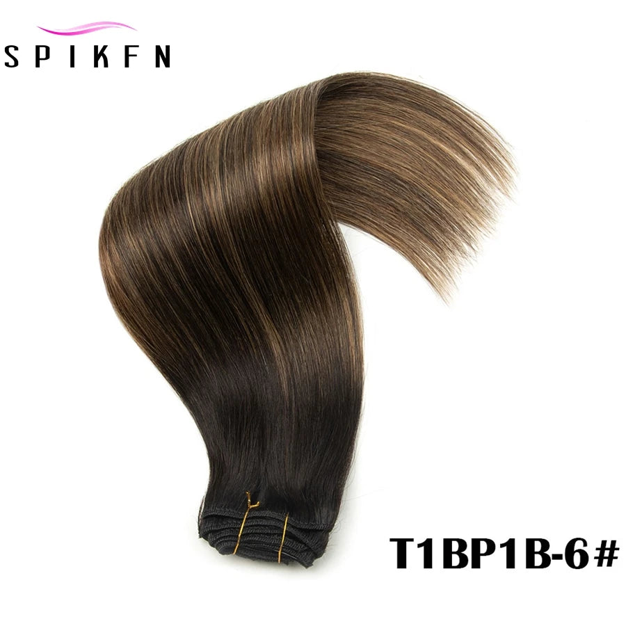 Straight 100% Human Hair Clip Ins - Various Options Available