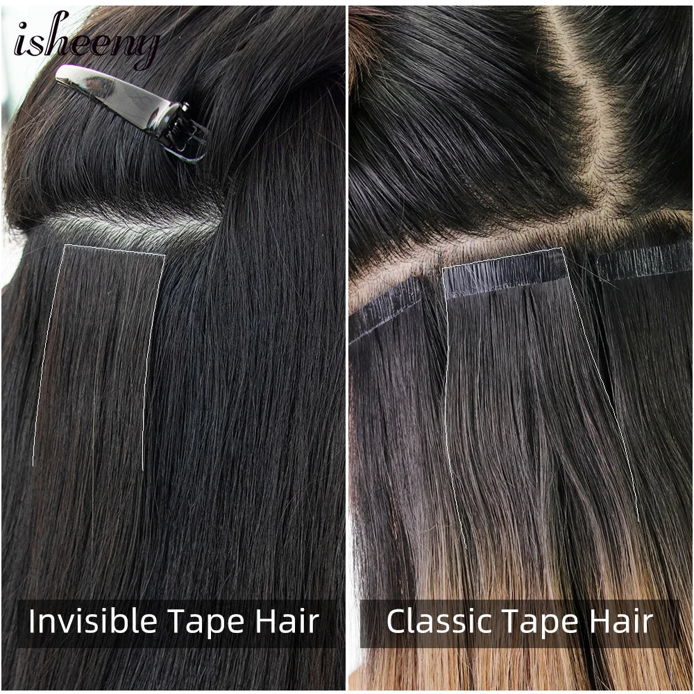 PU Skin Weft Invisible Tape-Ins Human Hair