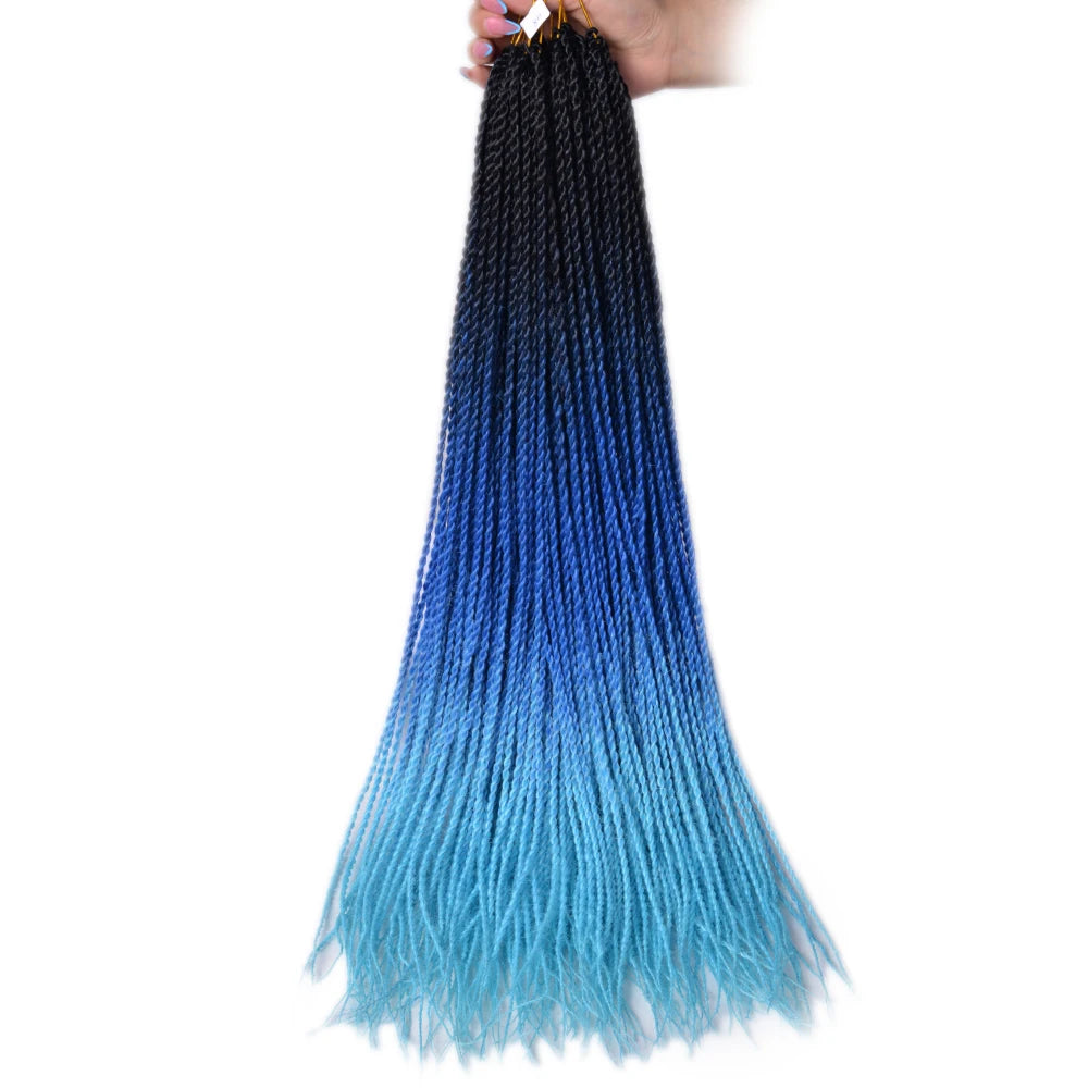 Synthetic Long Pre-Looped Box Braids Crochet Hair