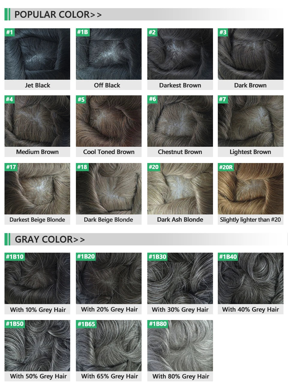 0.12-0.14mm PU Toupee Human Hair Men's Capillary Prothesis 130% Density - Various Colors Available