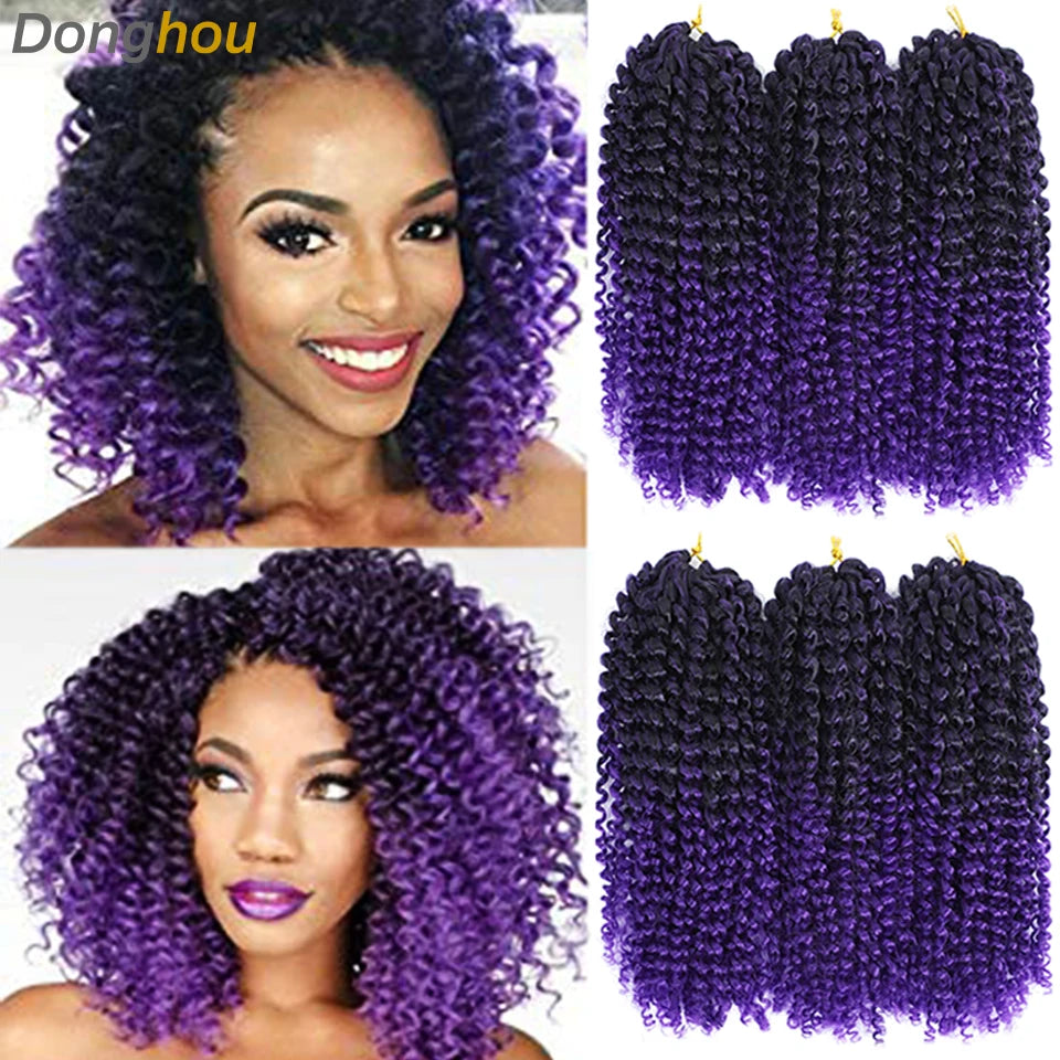 Curly Passion Twist Synthetic Crochet Hair - Various Colors Available
