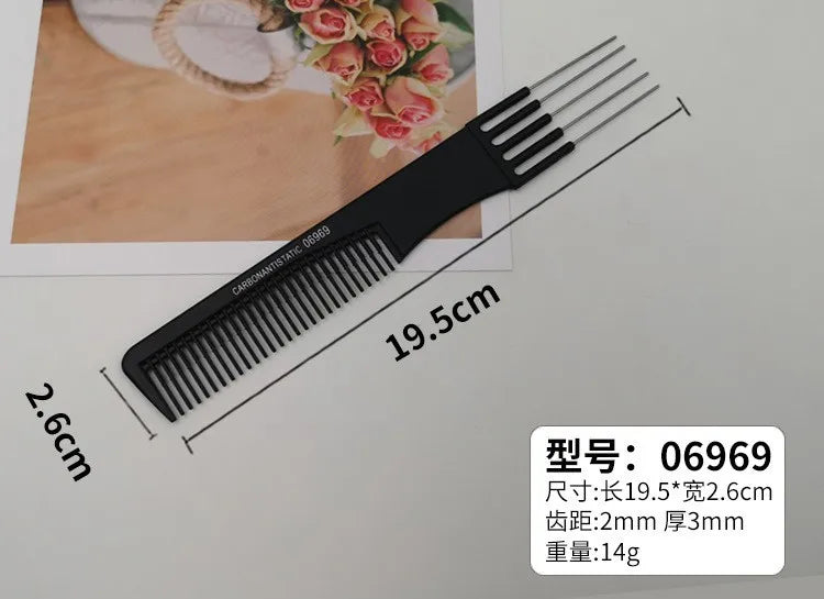 Professional Hair Tail Stainless Steel Styling Combs - Sold Separately