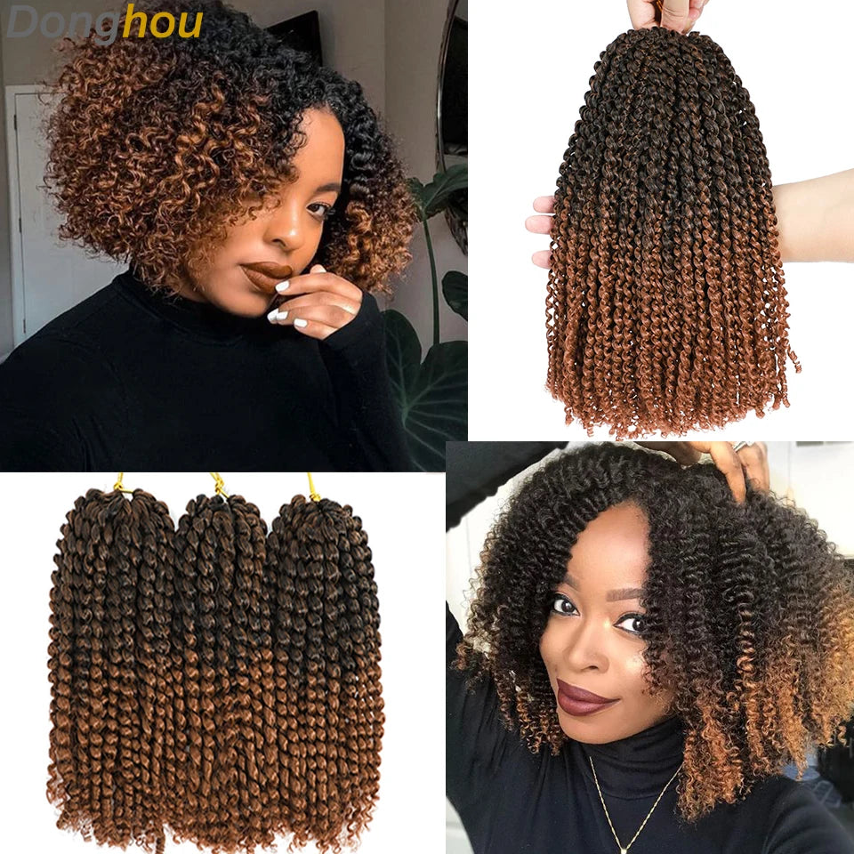 Curly Passion Twist Synthetic Crochet Hair - Various Colors Available