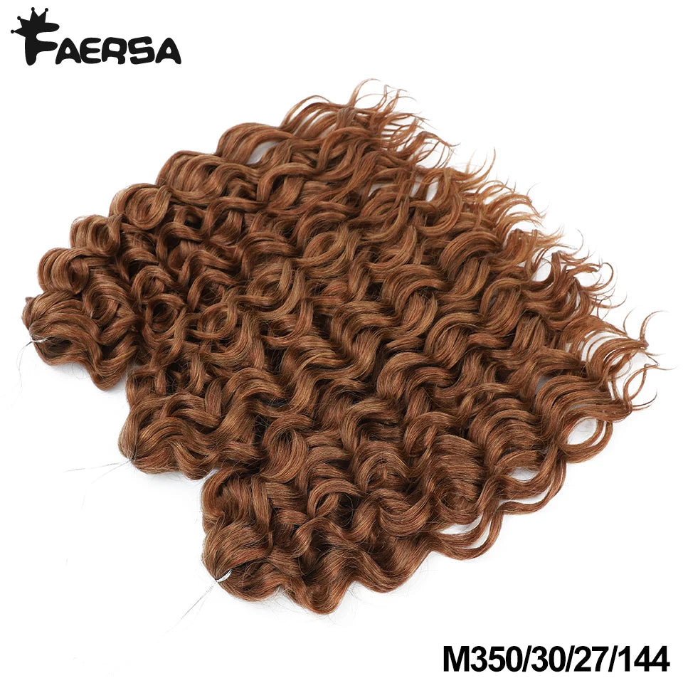 Deep Wavy Twist Synthetic Crochet Hair