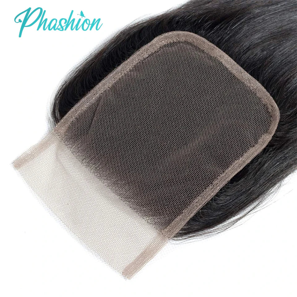 Pre Plucked Swiss HD Transparent 100% Human Hair Frontal or Closures With Body Wave or Straight Options