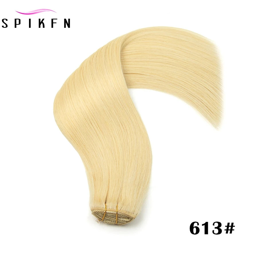 Straight 100% Human Hair Clip Ins - Various Options Available