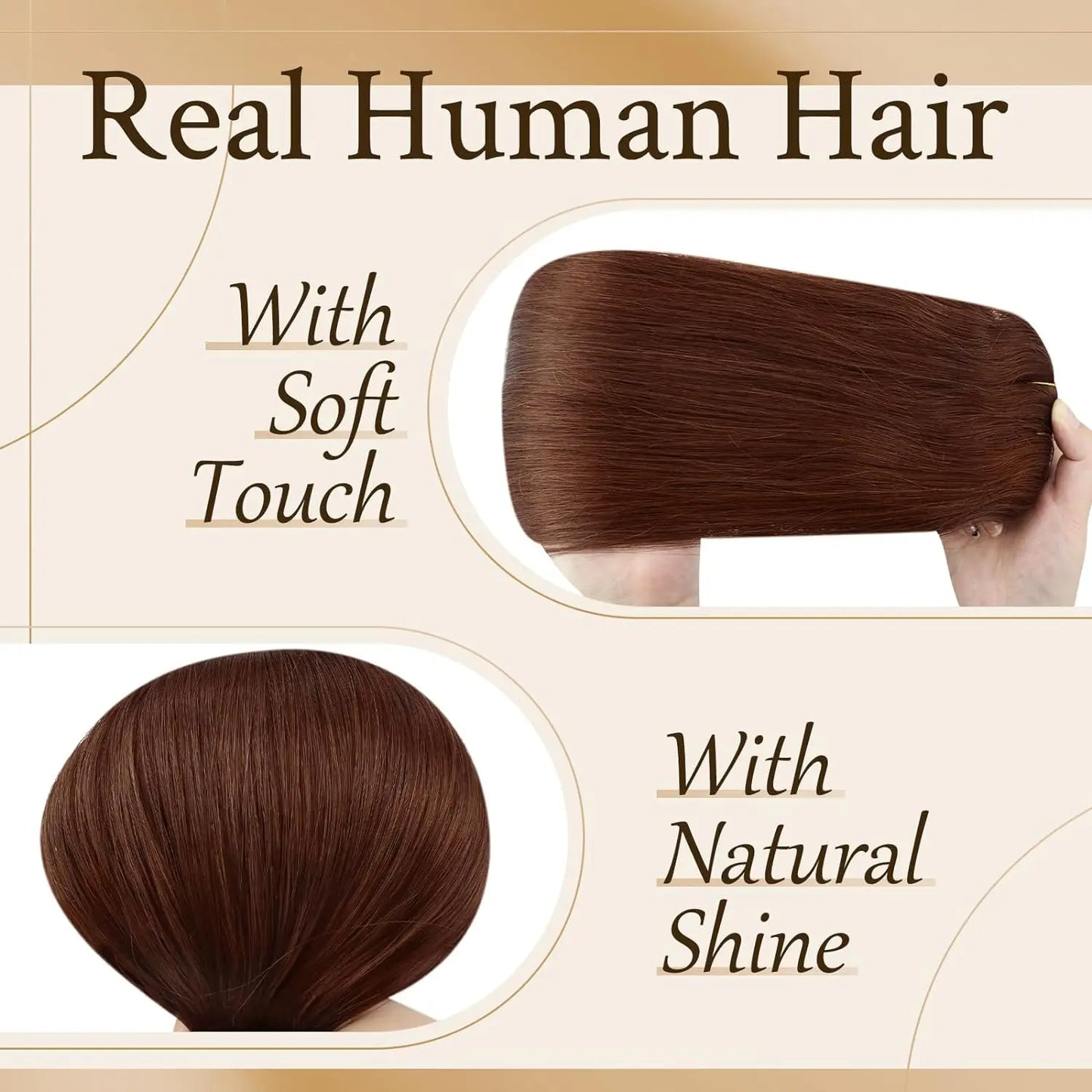 Straight Human Hair Clip Ins - Various Options Available